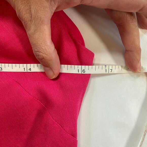 Vintage Jessica Howard Pink Linen Blend Sleeveless Maxi Dress Classic Dress Sz 6 - Picture 9 of 12